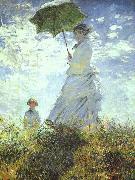 Claude Monet Woman with a Parasol painting